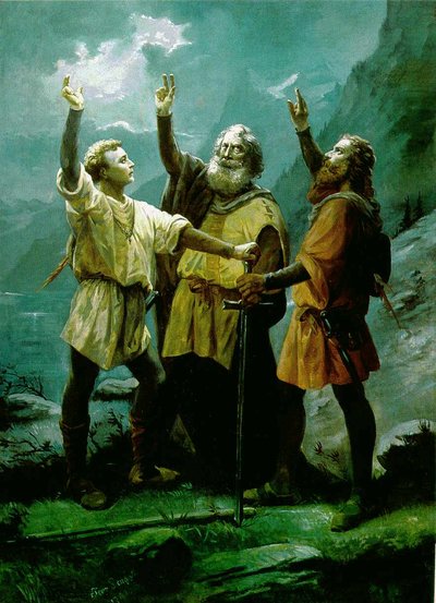 Oath on the Rütli by Jean Renggli